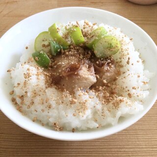 竹輪ねぎ丼♫